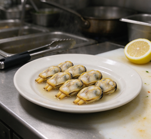 Delicate Seafood Delights: Freshly Prepared Oysters