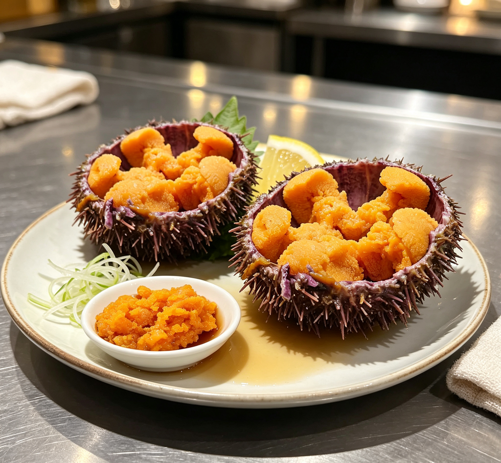 Ocean's Gold: Fresh Sea Urchin Delight