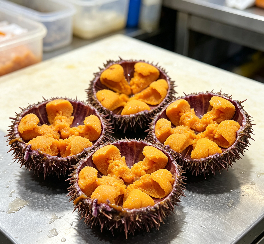 Ocean's Gold: Fresh Sea Urchin Delight
